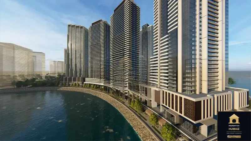 1-Bedroom Luxury Apartment (Sea Facing, 2 Bath, Suite 67) at HMR Waterfront For Sale in DHA Phase 8 Karachi — Photograph 4