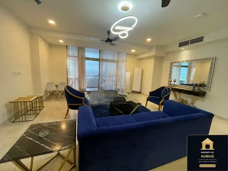 2-Bedroom Luxury Apartment (Sea Facing, 3 Bath, Suite 13) at Pearl Towers For Rent in DHA Phase 8 Karachi — Photograph 6