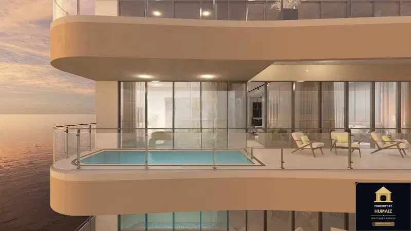 125 Sq. Yd. 1-Bedroom Luxury Villa at HMR Waterfront For Sale in DHA Phase 8 Karachi — Photograph 24