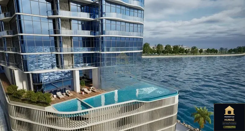 1-Bedroom Luxury Apartment (Sea Facing, 2 Bath, Suite 31) at HMR Waterfront For Sale in DHA Phase 8 Karachi — Photograph 2