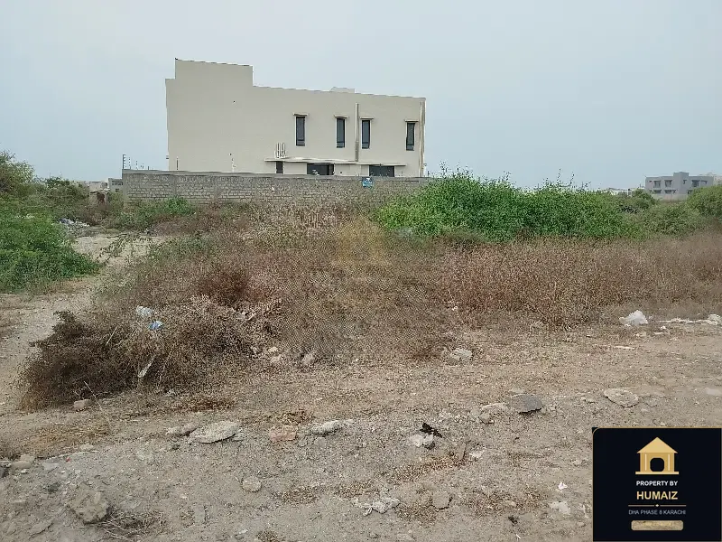 500 Sq. Yd. Residential Plot (West Open, Parcel 13) in Khayaban-e-Sahil For Sale in DHA Phase 8 Karachi — Photograph 2