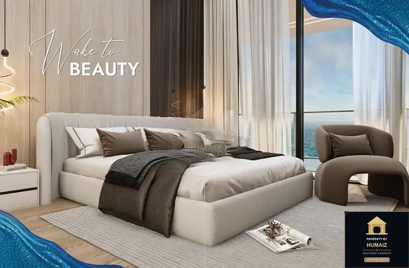 3-Bedroom Luxury Apartment (Sea Facing, 3 Bath, Suite 38) at HMR Waterfront For Sale in DHA Phase 8 Karachi — Photograph 2