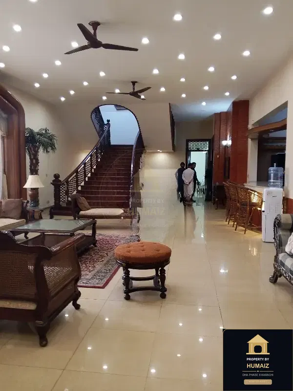 1,000 Sq. Yd. 6-Bedroom Luxury Villa (6 Bath, Residence 22) in DHA Phase 8 For Rent in DHA Phase 8 Karachi — Property by Humaiz Architectural Asset