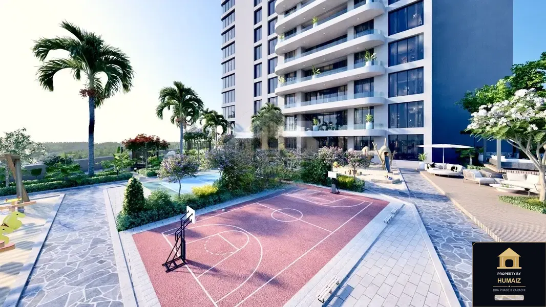 1-Bedroom Luxury Apartment (Private Pool, 2 Bath, Suite 4) at HMR Waterfront For Sale in DHA Phase 8 Karachi — Photograph 10