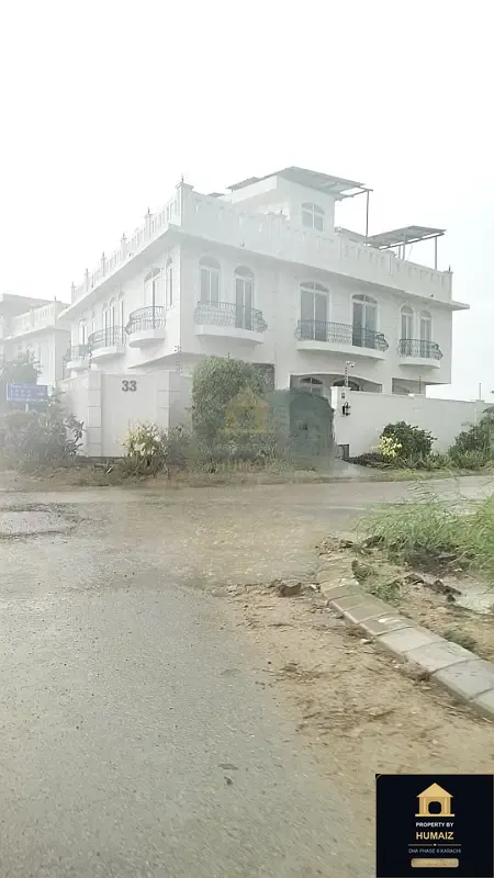 1,000 Sq. Yd. Residential Plot (West Open, Parcel 12) in Zone C For Sale in DHA Phase 8 Karachi — Property by Humaiz Architectural Asset