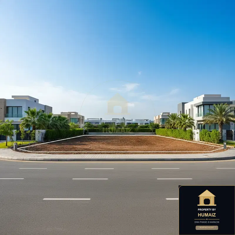 500 Sq. Yd. Residential Plot (Parcel 22) in Zone E For Sale in DHA Phase 8 Karachi — Property by Humaiz Architectural Asset
