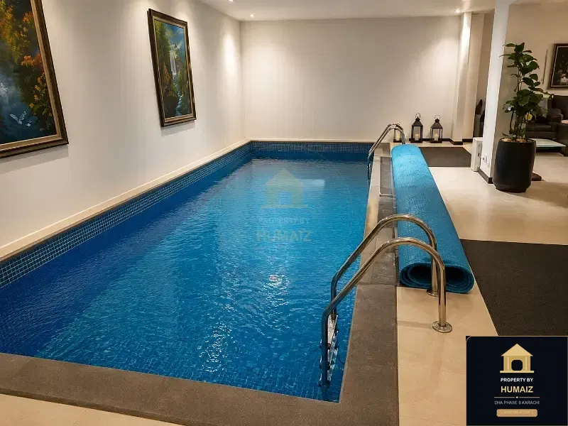 500 Sq. Yd. 5-Bedroom Luxury Villa (Private Pool, 6 Bath, Residence 6) in Zone A For Sale in DHA Phase 8 Karachi — Photograph 3