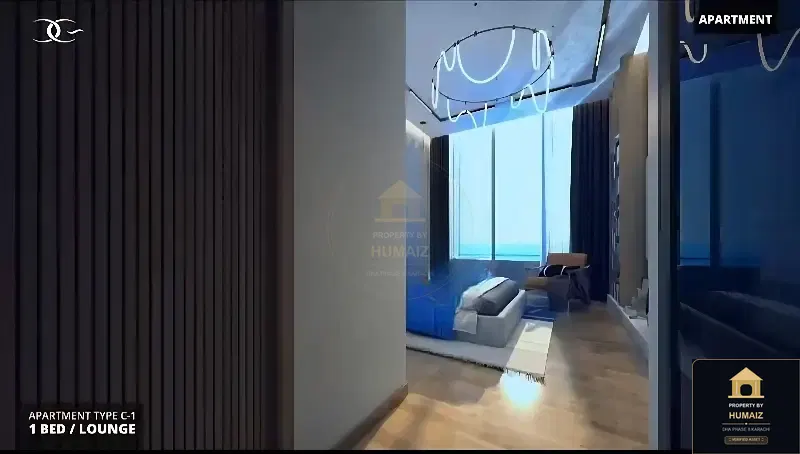 1-Bedroom Luxury Apartment (1 Bath, Suite 71) at HMR Waterfront For Sale in DHA Phase 8 Karachi — Photograph 10