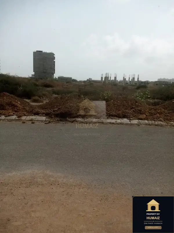 200 Sq. Yd. Commercial Plot (Parcel 6) on Peninsula Commercial For Sale in DHA Phase 8 Karachi — Property by Humaiz Architectural Asset