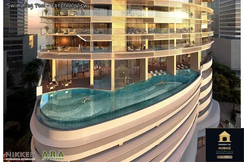 2-Bedroom Luxury Apartment (Sea Facing, 2 Bath, Suite 50) at HMR Waterfront For Sale in DHA Phase 8 Karachi — Photograph 49