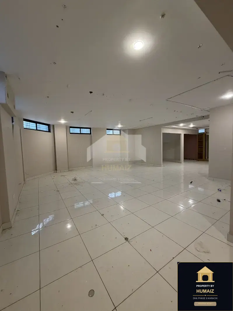 356 Sq. Yd. Commercial Retail Shop (Basement, 1 Bath, Unit 1) on Al-Murtaza Commercial For Rent in DHA Phase 8 Karachi — Photograph 6