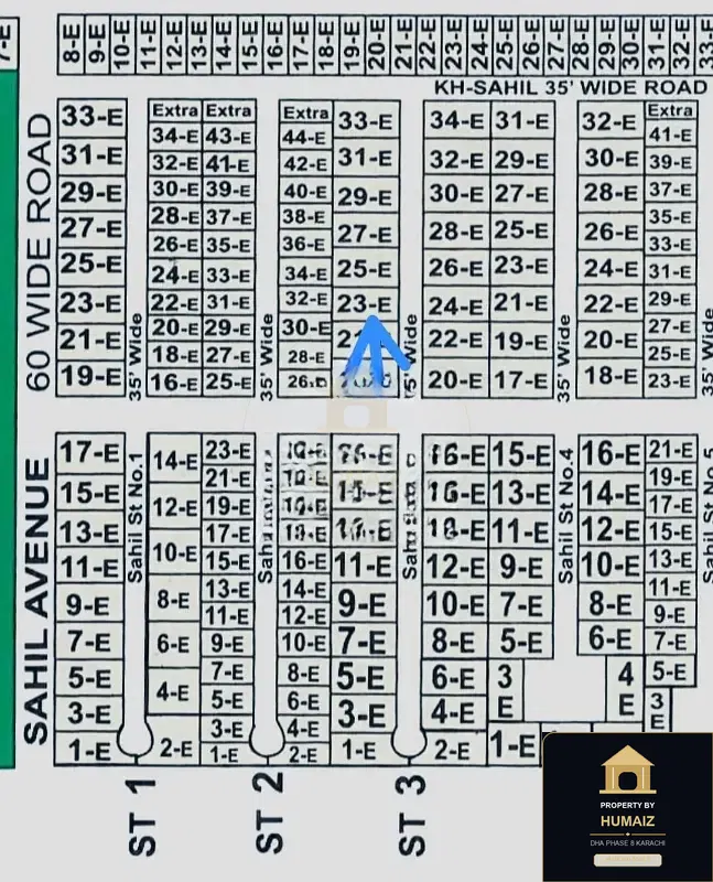 500 Sq. Yd. Residential Plot (Parcel 6) in Phase 8 Extension For Sale in DHA Phase 8 Karachi — Property by Humaiz Architectural Asset