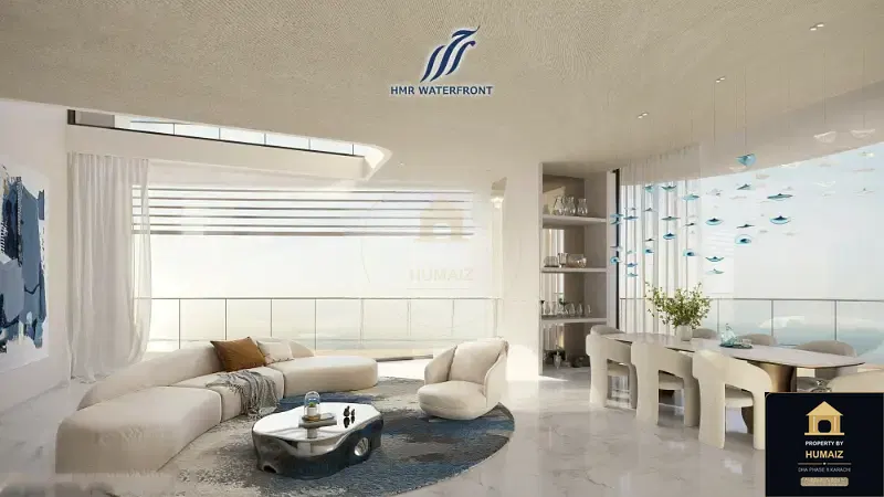 1-Bed Luxury Penthouse (Penthouse, 1 Bath, Suite 2) at HMR Waterfront For Sale in DHA Phase 8 Karachi — Photograph 9