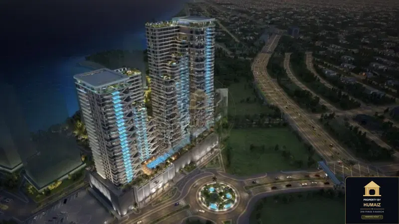 1-Bedroom Luxury Apartment (Sea Facing, 1 Bath, Suite 26) at HMR Waterfront For Sale in DHA Phase 8 Karachi — Photograph 3