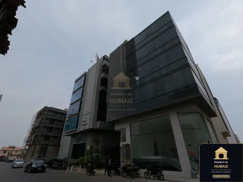 83 Sq. Yd. Commercial Retail Shop (Corner, Unit 3) on Zulfiqar Commercial For Rent in DHA Phase 8 Karachi — Property by Humaiz Architectural Asset