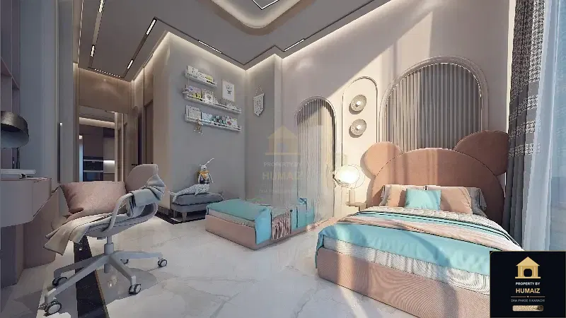 1-Bedroom Luxury Apartment (Sea Facing, 1 Bath, Suite 21) at HMR Waterfront For Sale in DHA Phase 8 Karachi — Photograph 12