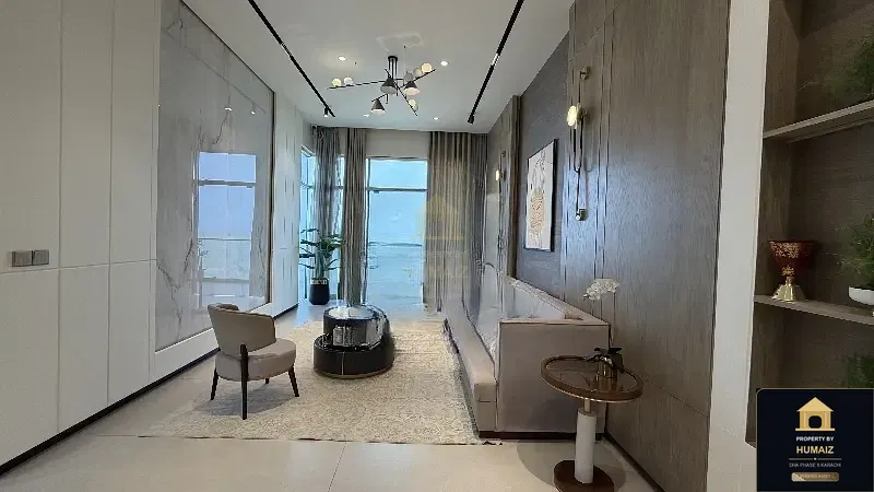 1-Bedroom Luxury Apartment (Sea Facing, 2 Bath, Suite 72) at HMR Waterfront For Sale in DHA Phase 8 Karachi — Photograph 9