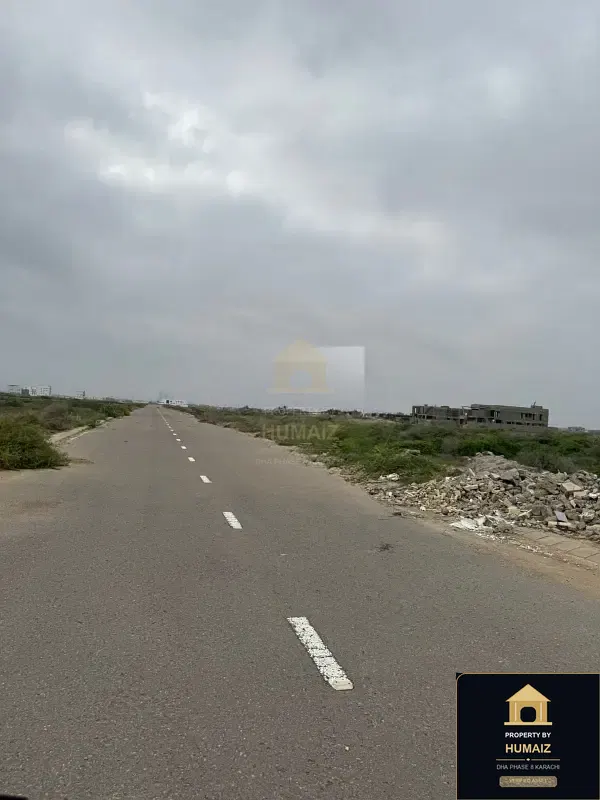 1,000 Sq. Yd. Residential Plot (West Open, Parcel 2) on Zulfiqar Commercial For Sale in DHA Phase 8 Karachi — Property by Humaiz Architectural Asset