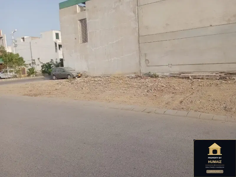 120 Sq. Yd. Residential Plot (West Open, Parcel 2) in Khayaban-e-Iqbal For Sale in DHA Phase 8 Karachi — Property by Humaiz Architectural Asset