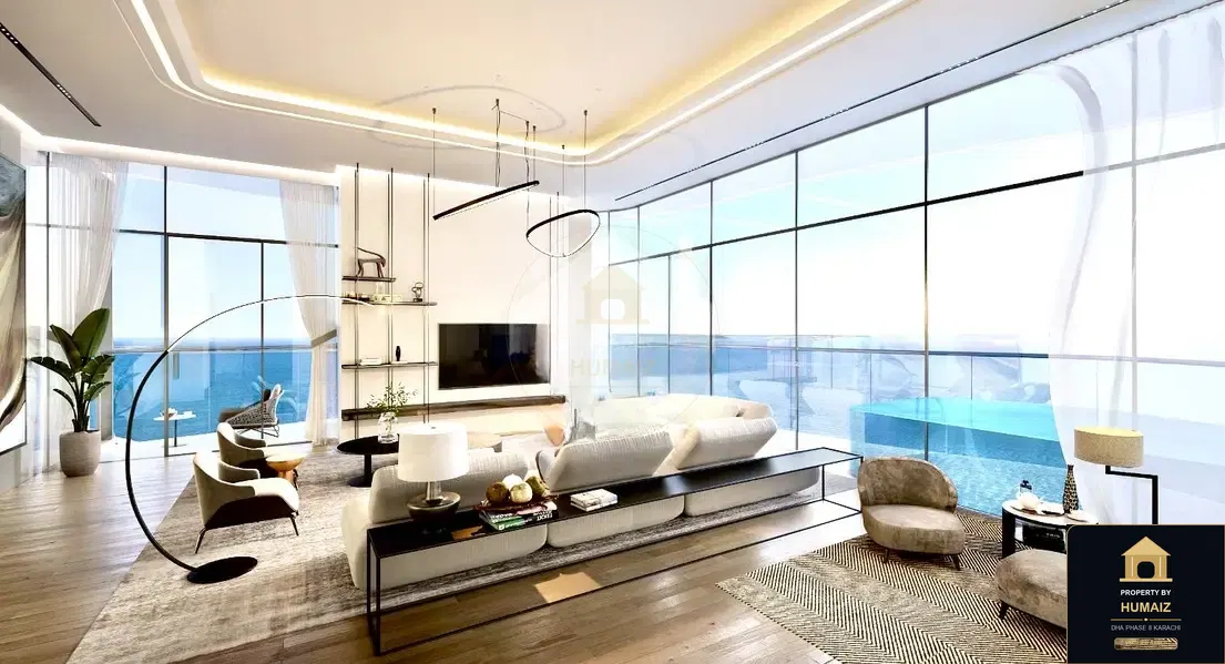 2-Bedroom Luxury Apartment (Sea Facing, 4 Bath, Suite 2) at HMR Waterfront For Sale in DHA Phase 8 Karachi — Photograph 12