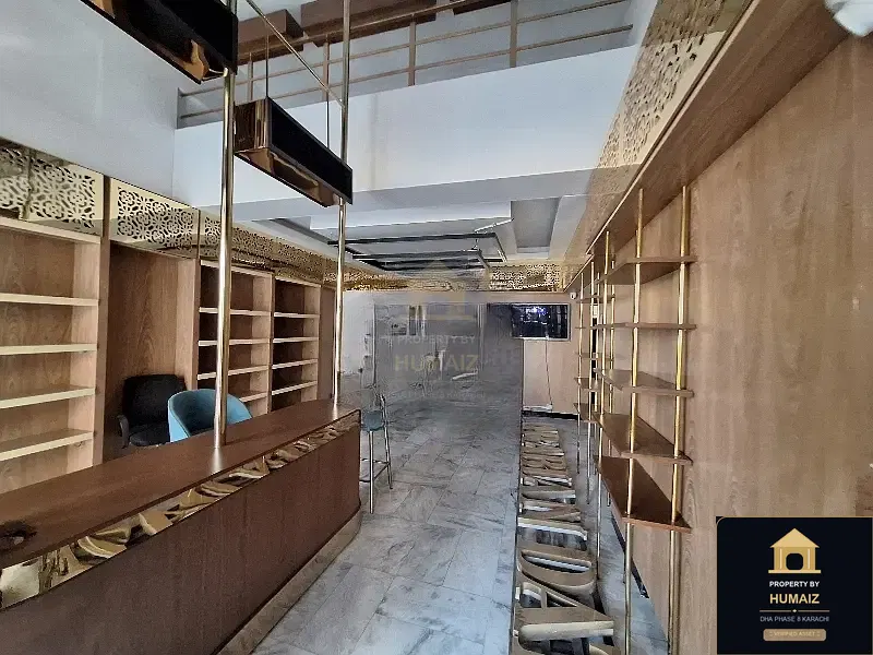100 Sq. Yd. Commercial Retail Shop (Corner, Unit 5) on Zulfiqar Commercial For Rent in DHA Phase 8 Karachi — Property by Humaiz Architectural Asset