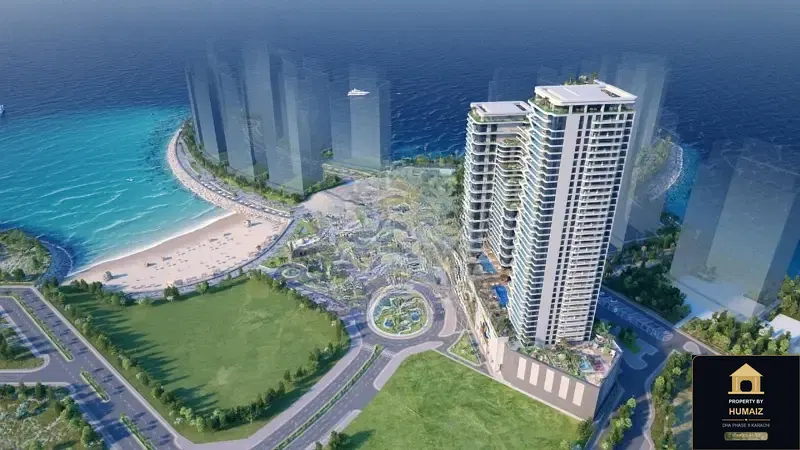 3-Bedroom Luxury Apartment (Sea Facing, 3 Bath, Suite 50) at HMR Waterfront For Sale in DHA Phase 8 Karachi — Photograph 2