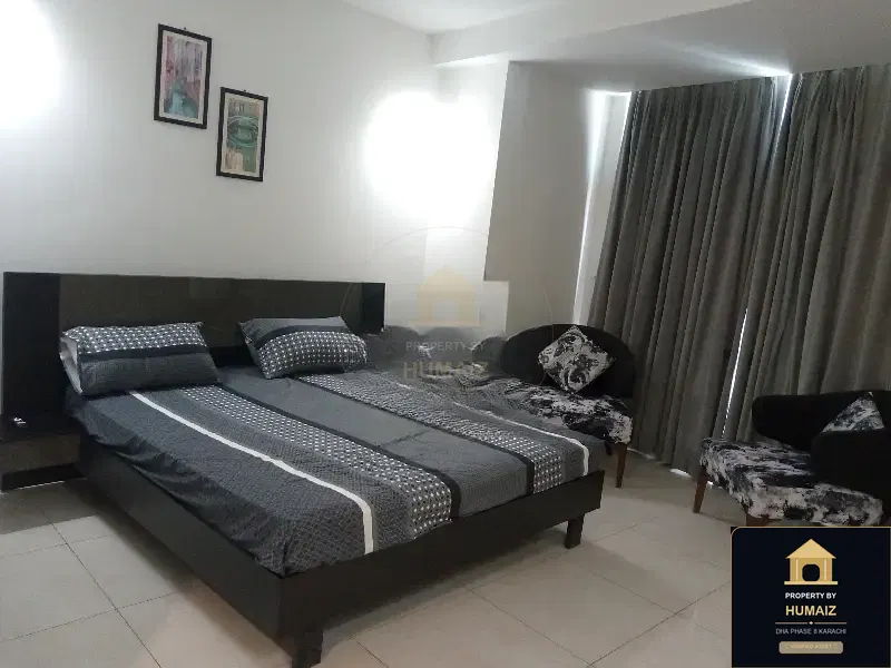 3-Bedroom Luxury Apartment (Sea Facing, 4 Bath, Suite 16) at Pearl Towers For Rent in DHA Phase 8 Karachi — Photograph 8