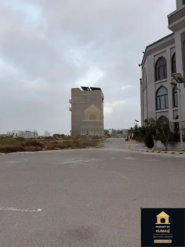 100 Sq. Yd. Commercial Plot (Parcel 30) on Peninsula Commercial For Sale in DHA Phase 8 Karachi — Property by Humaiz Architectural Asset