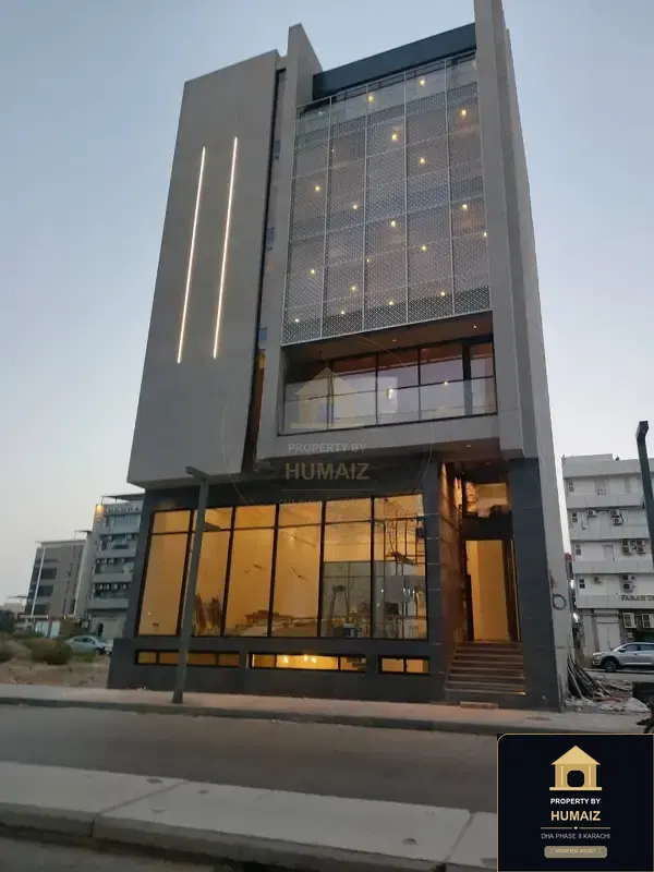 200 Sq. Yd. Commercial Building (Basement, Unit 4) on Zulfiqar Commercial For Rent in DHA Phase 8 Karachi — Property by Humaiz Architectural Asset