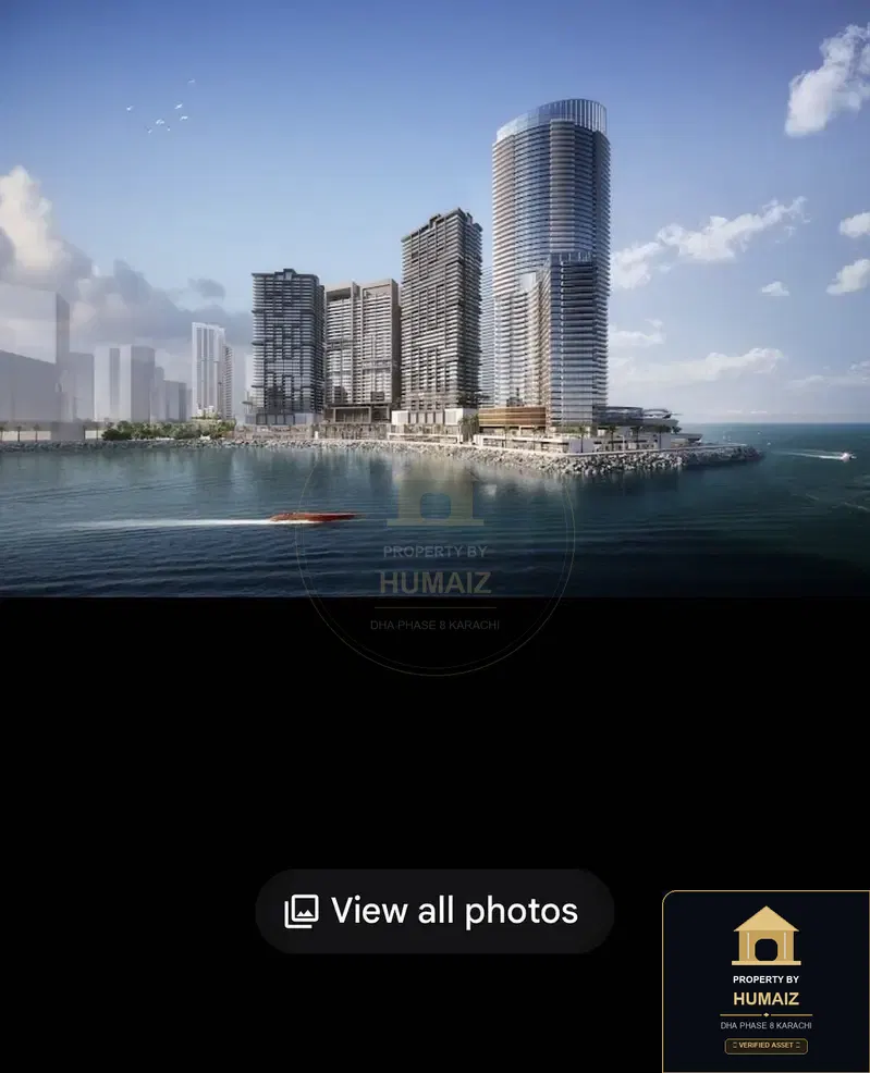 1-Bed Duplex Residence (Sea Facing, 2 Bath, Suite 3) at HMR Waterfront For Sale in DHA Phase 8 Karachi — Property by Humaiz Architectural Asset