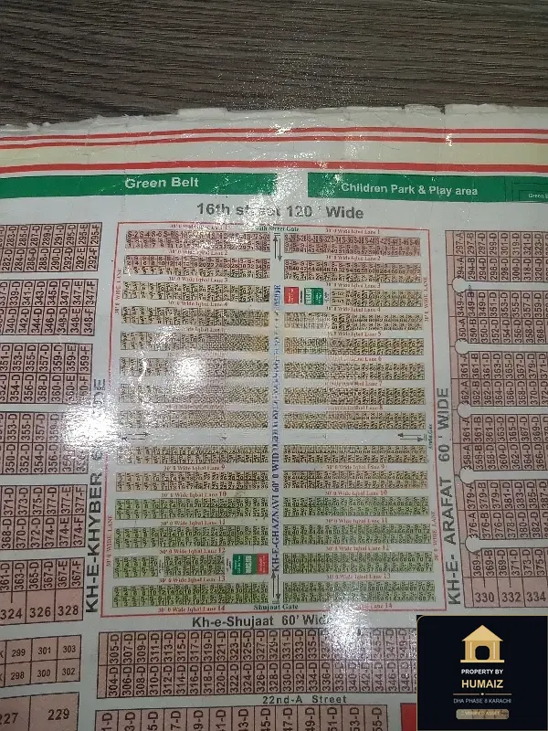 100 Sq. Yd. Residential Plot (Parcel 7) in DHA Phase 8 For Sale in DHA Phase 8 Karachi — Property by Humaiz Architectural Asset
