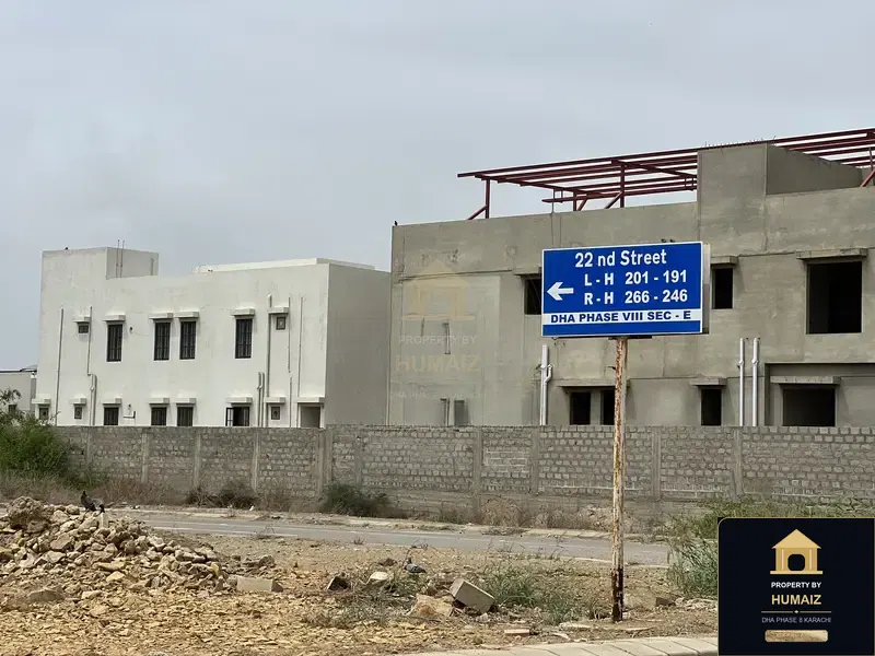 500 Sq. Yd. Residential Plot (West Open, Parcel 7) in Khayaban-e-Faisal For Sale in DHA Phase 8 Karachi — Photograph 2