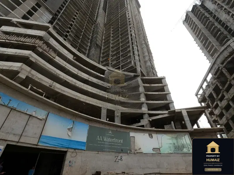 1-Bedroom Luxury Apartment (Private Pool, 2 Bath, Suite 55) at HMR Waterfront For Sale in DHA Phase 8 Karachi — Property by Humaiz Architectural Asset