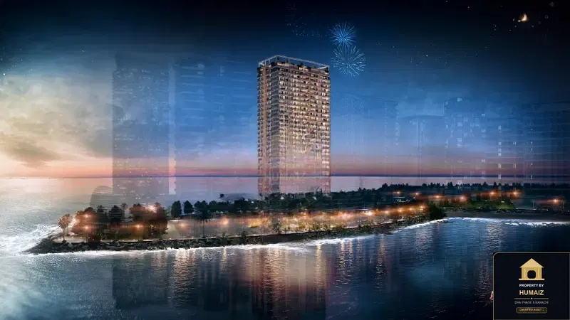 2-Bedroom Luxury Apartment (Sea Facing, 2 Bath, Suite 48) at HMR Waterfront For Sale in DHA Phase 8 Karachi — Photograph 2
