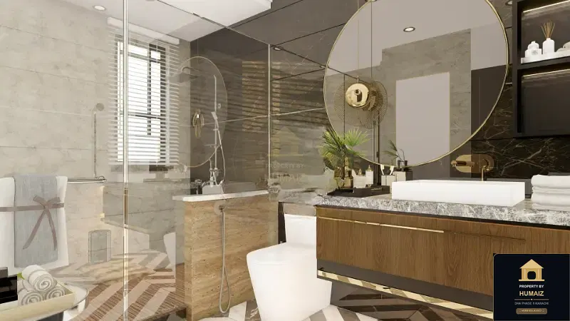 2-Bedroom Luxury Apartment (2 Bath, Suite 90) at HMR Waterfront For Sale in DHA Phase 8 Karachi — Property by Humaiz Architectural Asset