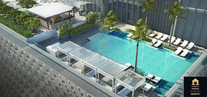 4-Bedroom Luxury Apartment (Private Pool, 4 Bath, Suite 20) at Creek Vistas For Sale in DHA Phase 8 Karachi — Photograph 3
