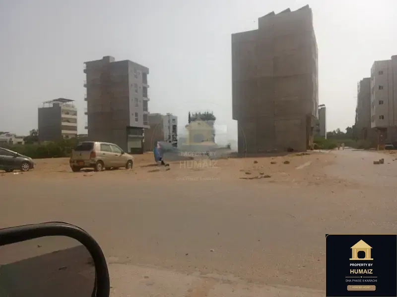 100 Sq. Yd. Commercial Plot (Sea Facing, Parcel 12) in Khayaban-e-Sahil For Sale in DHA Phase 8 Karachi — Property by Humaiz Architectural Asset