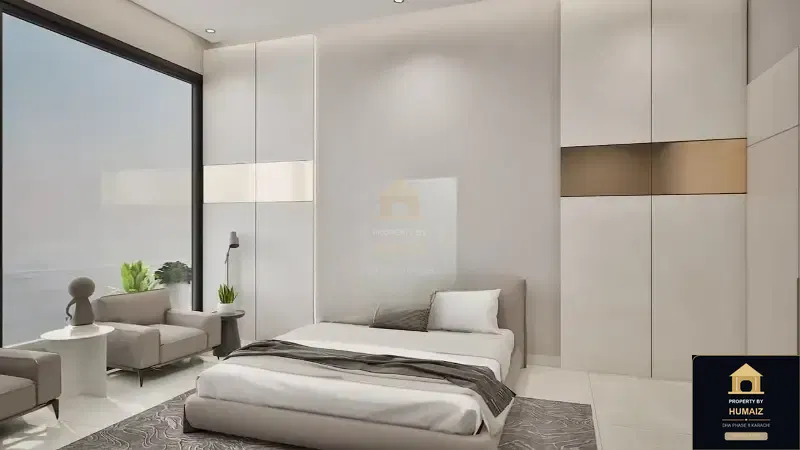 3-Bedroom Luxury Apartment (Sea Facing, 3 Bath, Suite 45) at HMR Waterfront For Sale in DHA Phase 8 Karachi — Photograph 8