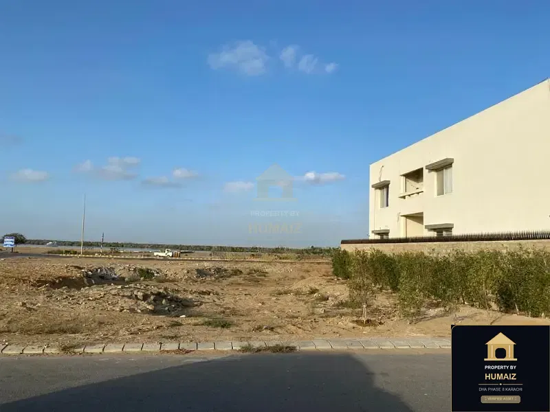 2,000 Sq. Yd. Residential Plot (West Open, Parcel 19) in Zone A For Sale in DHA Phase 8 Karachi — Property by Humaiz Architectural Asset