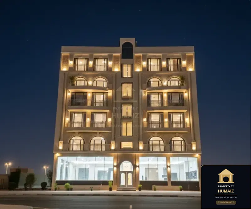 170 Sq. Yd. Commercial Retail Shop on Al-Murtaza Commercial For Sale in DHA Phase 8 Karachi — Property by Humaiz Architectural Asset