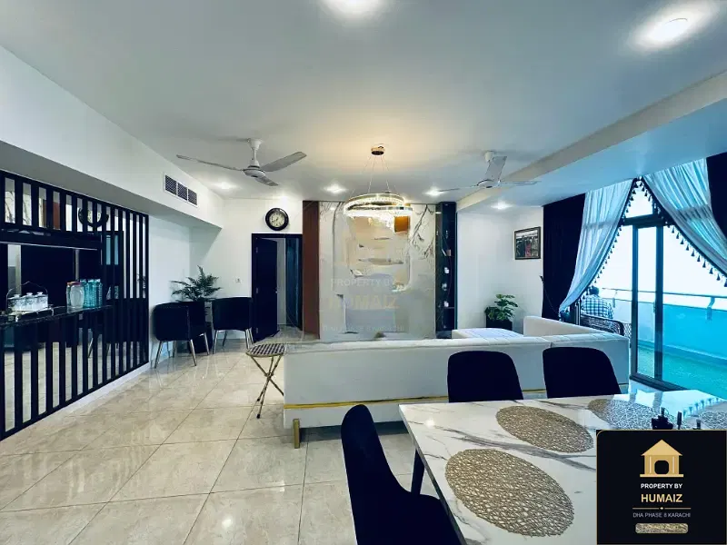 2-Bedroom Luxury Apartment (4 Bath, Suite 8) at Coral Towers For Rent in DHA Phase 8 Karachi — Photograph 3