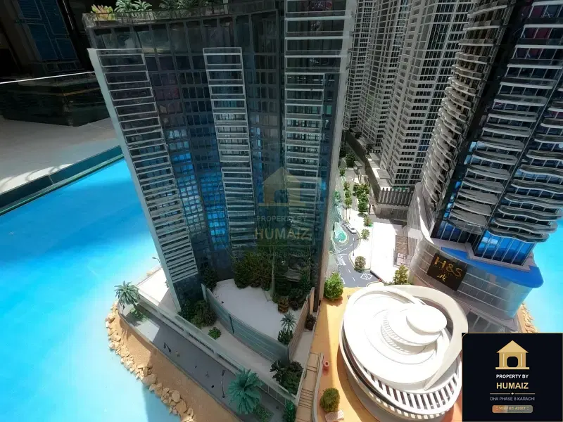 3-Bedroom Luxury Apartment (Corner, 3 Bath, Suite 3) at HMR Waterfront For Sale in DHA Phase 8 Karachi — Photograph 13