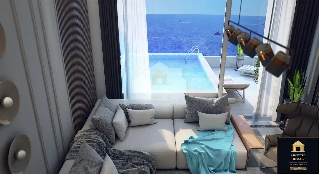 1-Bedroom Luxury Apartment (2 Bath, Suite 95) at HMR Waterfront For Sale in DHA Phase 8 Karachi — Photograph 9