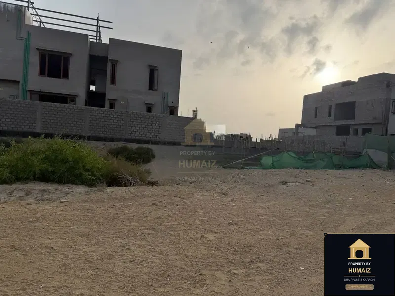 500 Sq. Yd. Residential Plot (West Open, Parcel 6) in Khayaban-e-Iqbal For Sale in DHA Phase 8 Karachi — Property by Humaiz Architectural Asset