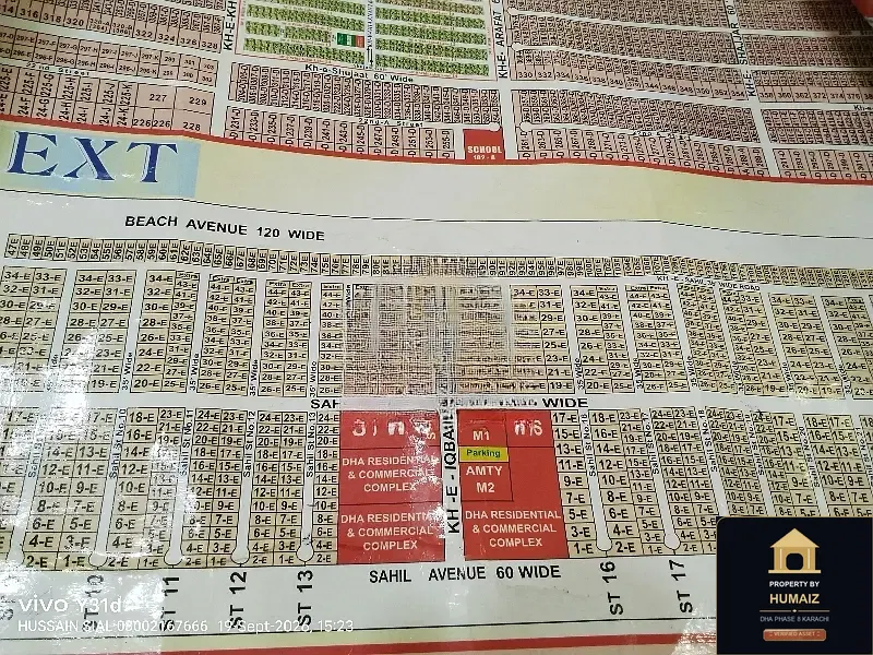 300 Sq. Yd. Residential Plot (Parcel 71) in Khayaban-e-Sahil For Sale in DHA Phase 8 Karachi — Photograph 3