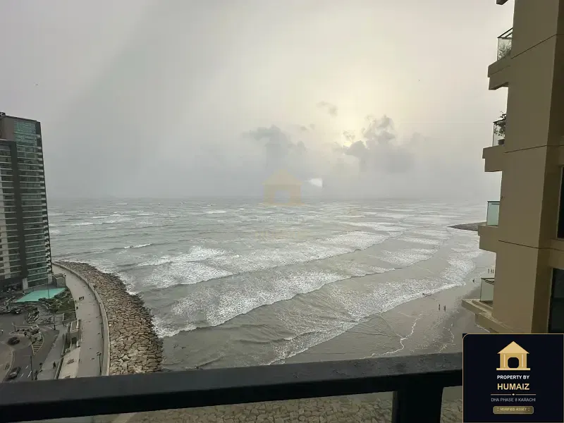 2-Bedroom Luxury Apartment (Sea Facing, 2 Bath, Suite 14) at Coral Towers For Rent in DHA Phase 8 Karachi — Property by Humaiz Architectural Asset