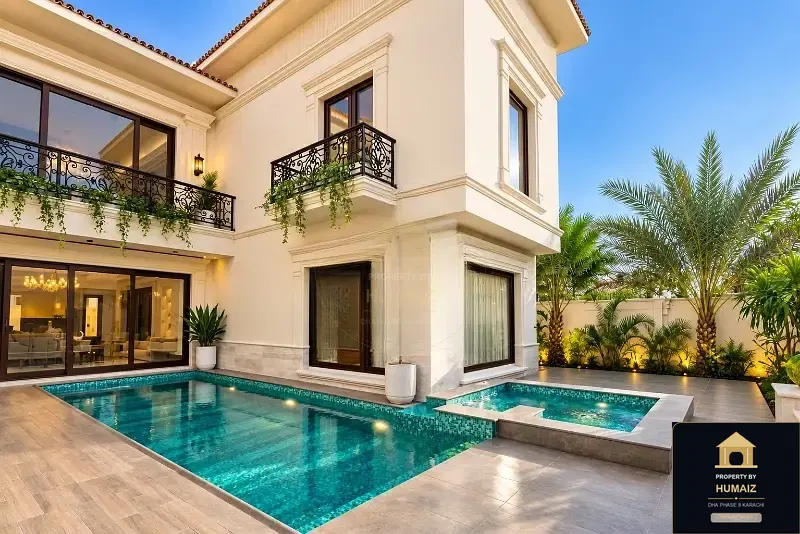 1,000 Sq. Yd. 6-Bedroom Luxury Villa (Private Pool, 6 Bath, Residence 55) in DHA Phase 8 For Sale in DHA Phase 8 Karachi — Photograph 3
