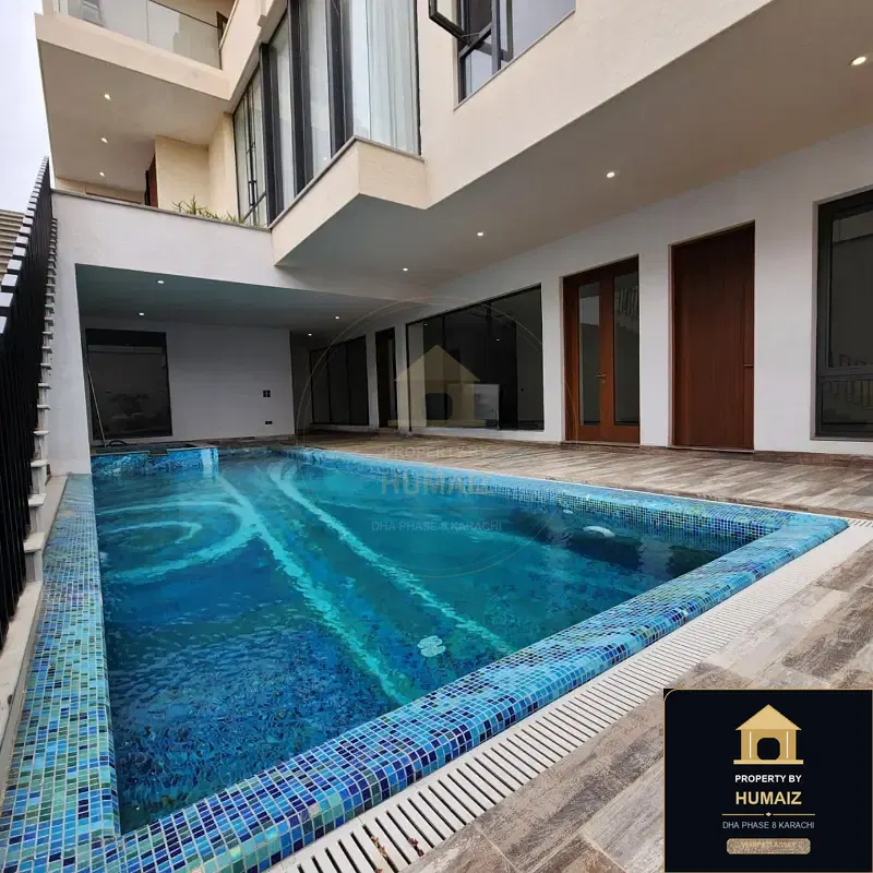 1,000 Sq. Yd. 6-Bedroom Luxury Villa (Private Pool, 6 Bath, Residence 1) in Zone B For Sale in DHA Phase 8 Karachi — Photograph 23