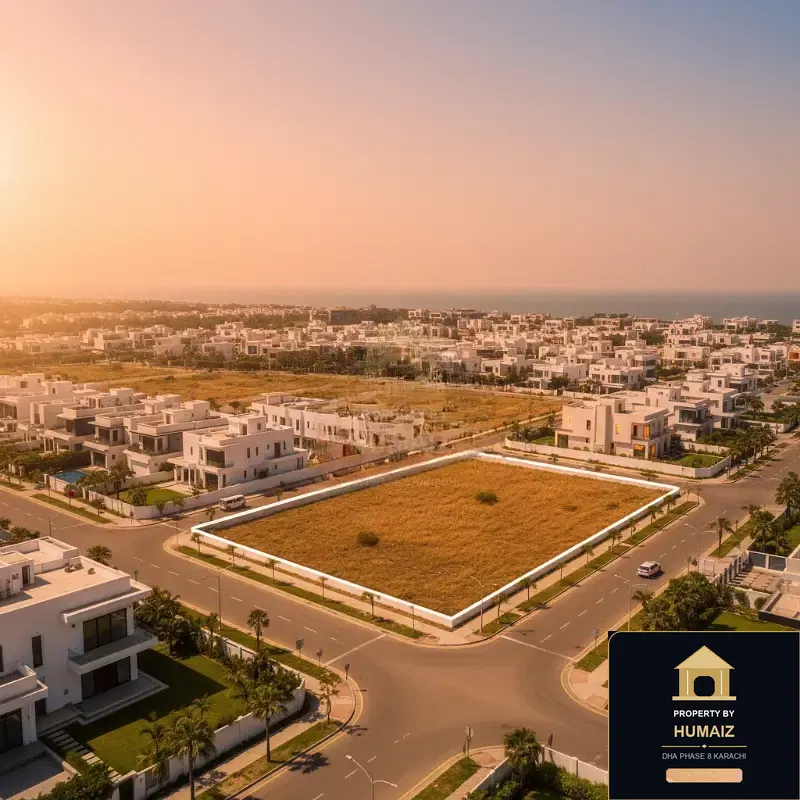 500 Sq. Yd. Residential Plot (Parcel 3) in Khayaban-e-Shujaat For Sale in DHA Phase 8 Karachi — Photograph 3