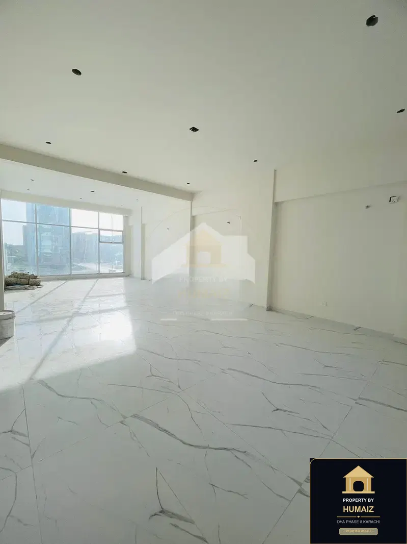 111 Sq. Yd. Corporate Office Space (Brand New, Unit 2) in Khayaban-e-Shaheen For Rent in DHA Phase 8 Karachi — Property by Humaiz Architectural Asset